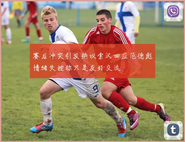 赛后冲突引发热议索汉回应范德彪情绪失控称只是友好交流